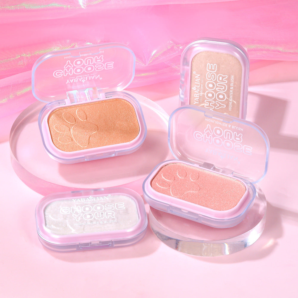 Highlight Contour Compact Makeup Powder Set - Four-Color Sequins