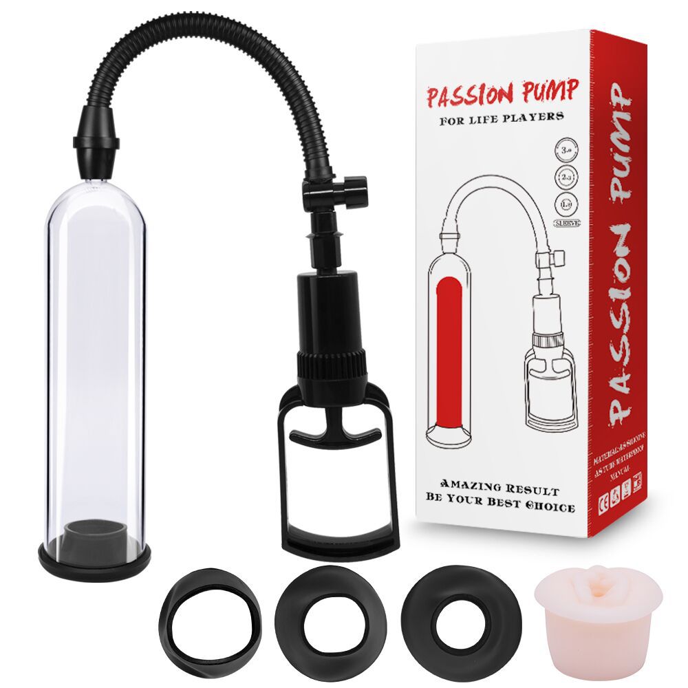 Men's Negative Pressure Penis Booster Exercise Device - Silicone Home Use