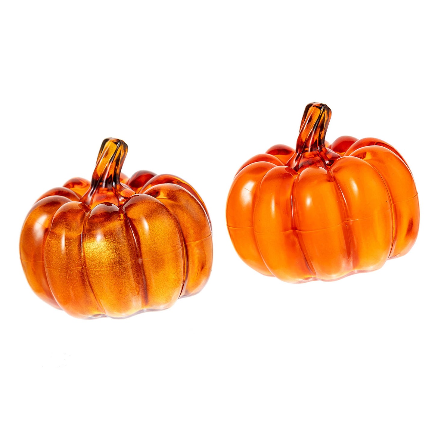 2PCS LED Pumpkin Lamps - Battery Powered Holiday Decor for Indoor & Outdoor
