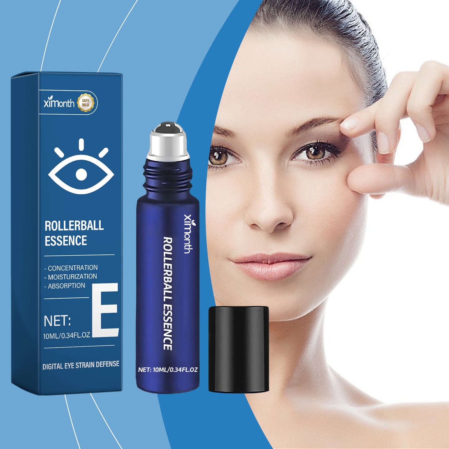 Hydrating Retinol Eye Essence Roller for Firming and Smoothing