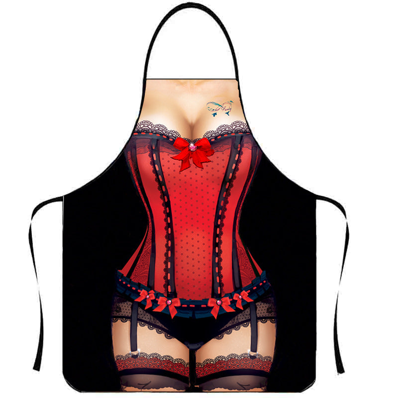 Creative Printing Apron for Men and Women - Eccentric Fashion Kitchen Wear