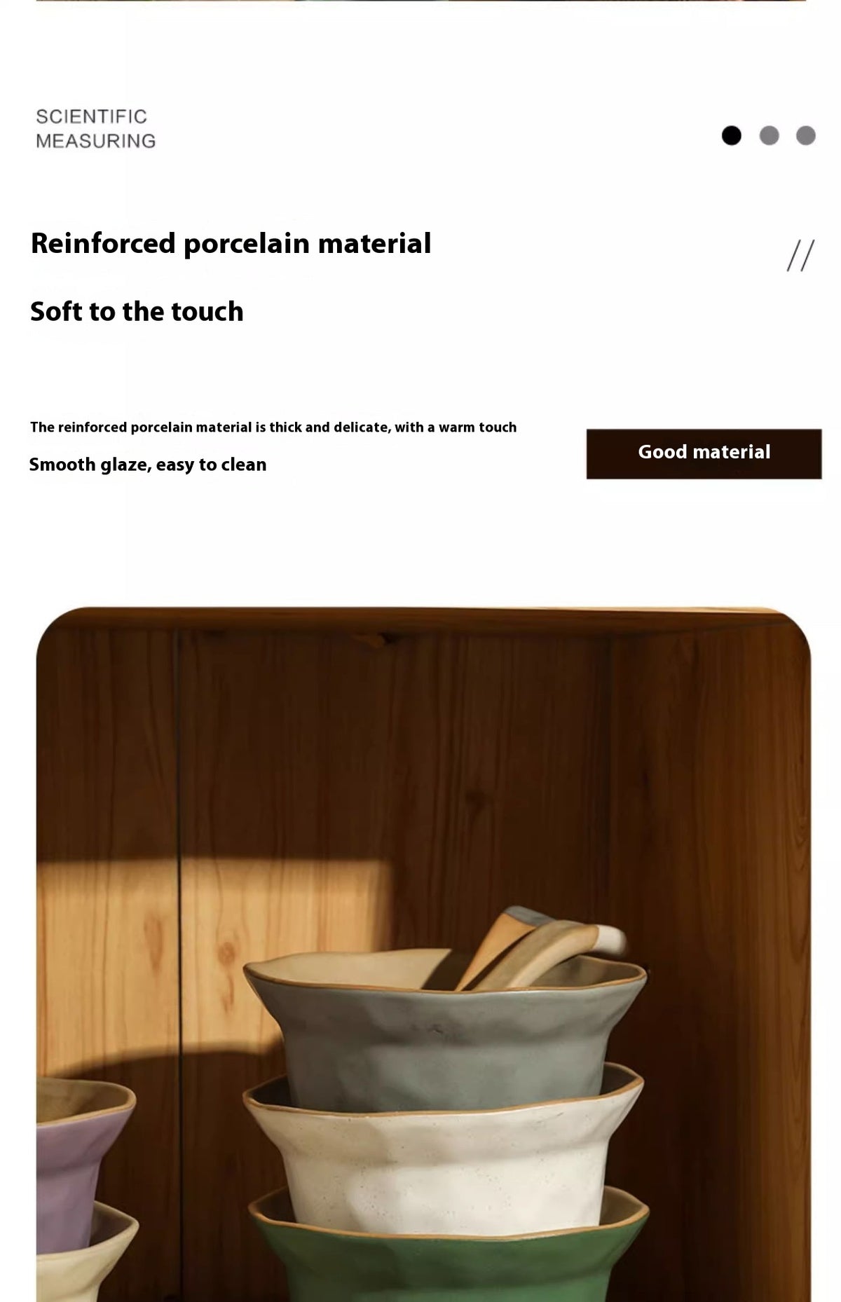 Retro Ceramic Kitchen Bowl Set with Spoons - Handmade Stoneware Dinnerware