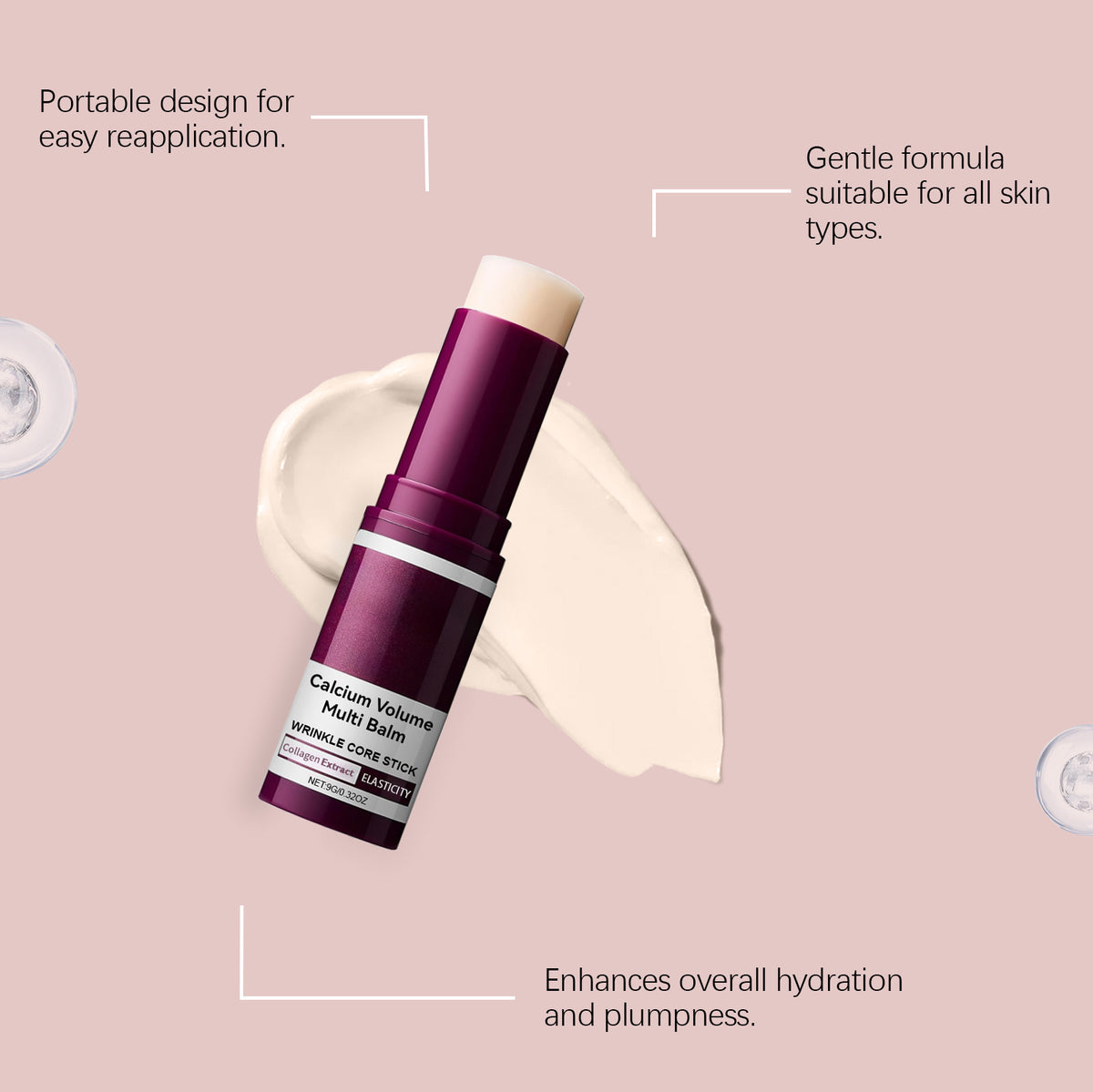 Moisturizing Cream Stick 9g - Dry Skin & Makeup Prep