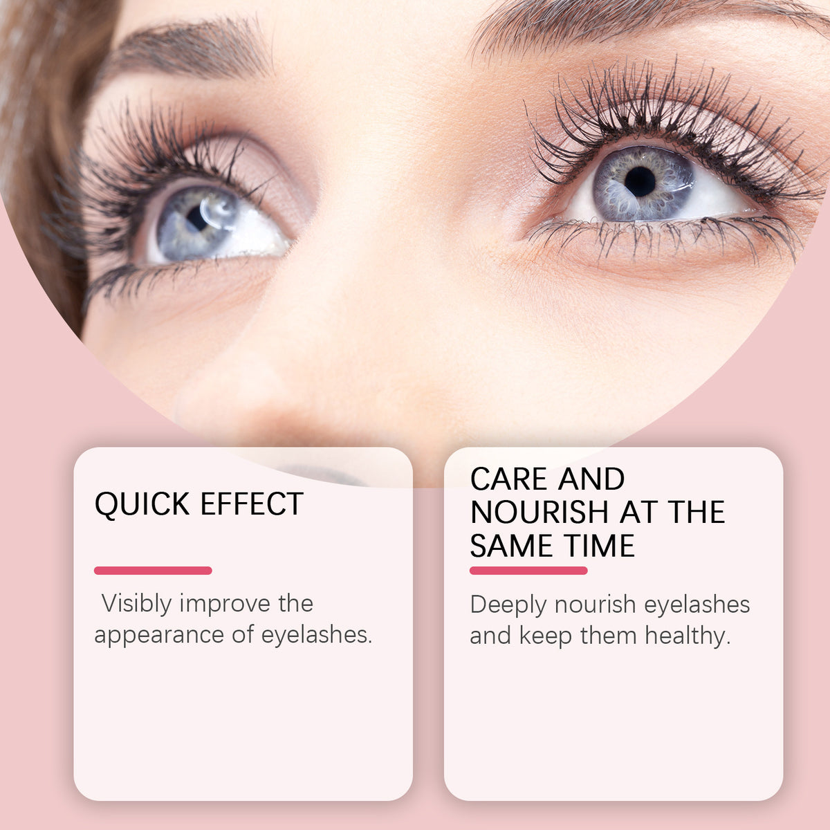 Natural Eyelash Growth Serum - Moisturizing Liquid for Long Lashes 5ml