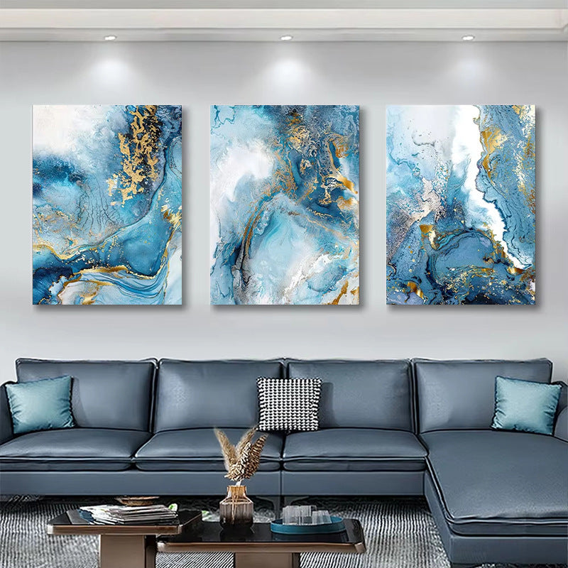 Modern Living Room Decorative Wall Art Frameless Canvas Painting Set - Multiple Sizes & Styles