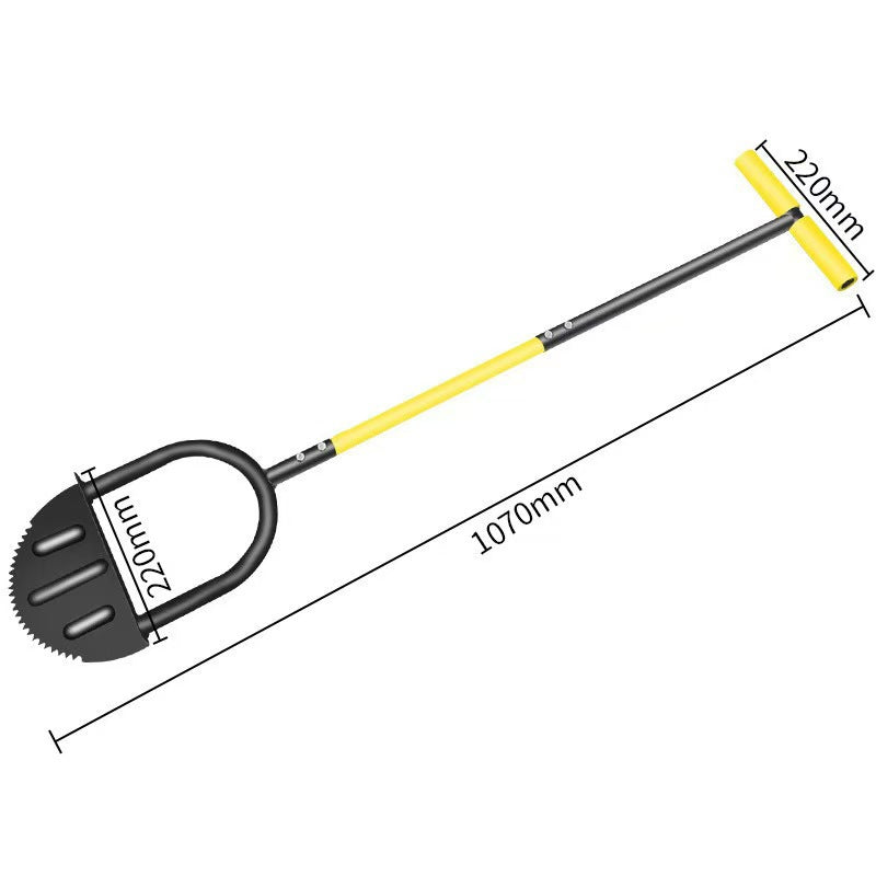 Manual Edging Shovel for Garden & Home Use - Disassemble Trimming Tool