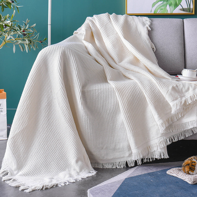 Cotton Sofa Cover Slipcover for Couch Bed Chair Modern Home Textile