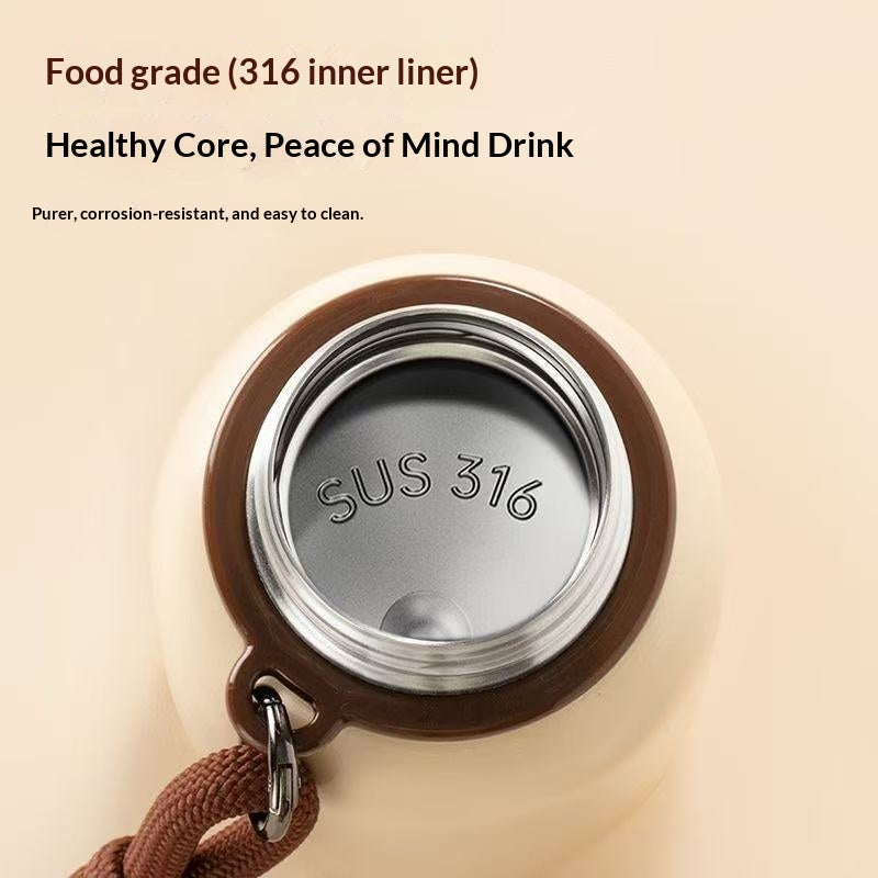 Insulated Stainless Steel Water Bottle Large Capacity Sport Flask for Men & Women