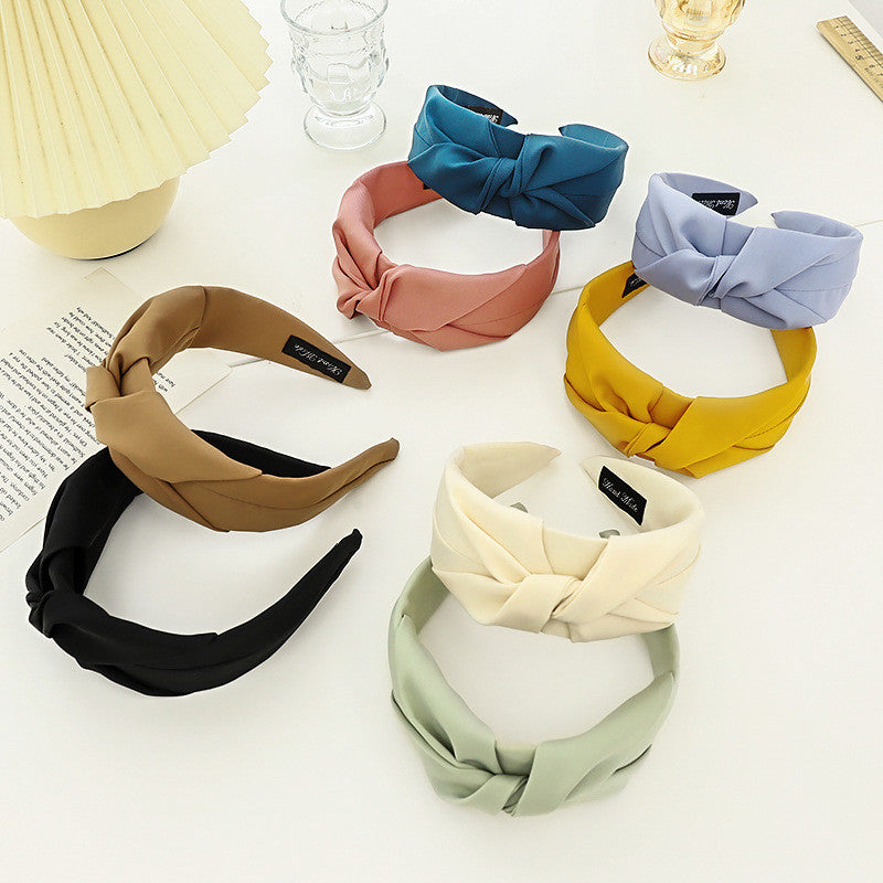 Cloth Cross-Knotted Headband - Women's