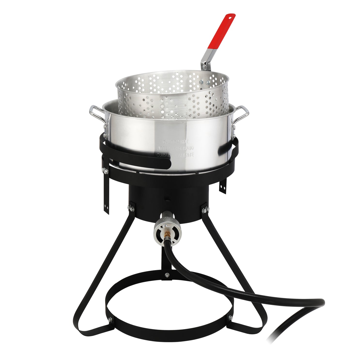 30QT Turkey Fryer & 10QT Fish Pot Set - Outdoor Cooking