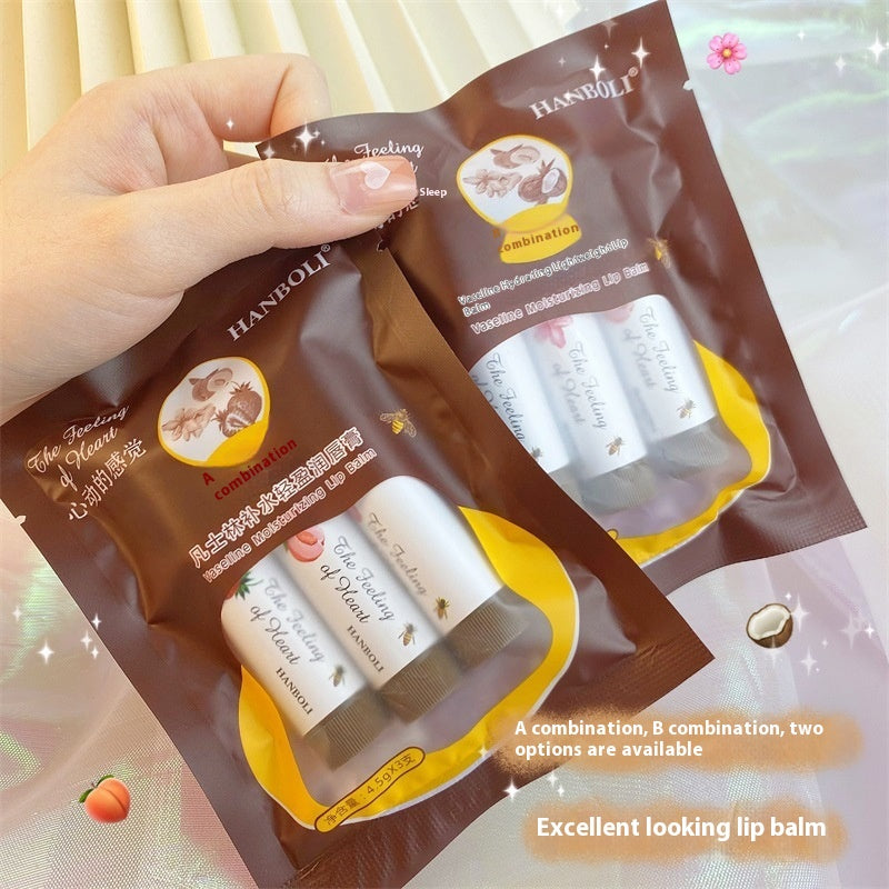 Fruit Flavored Lip Balm Set - Moisturizing & Nourishing Lip Care 4G