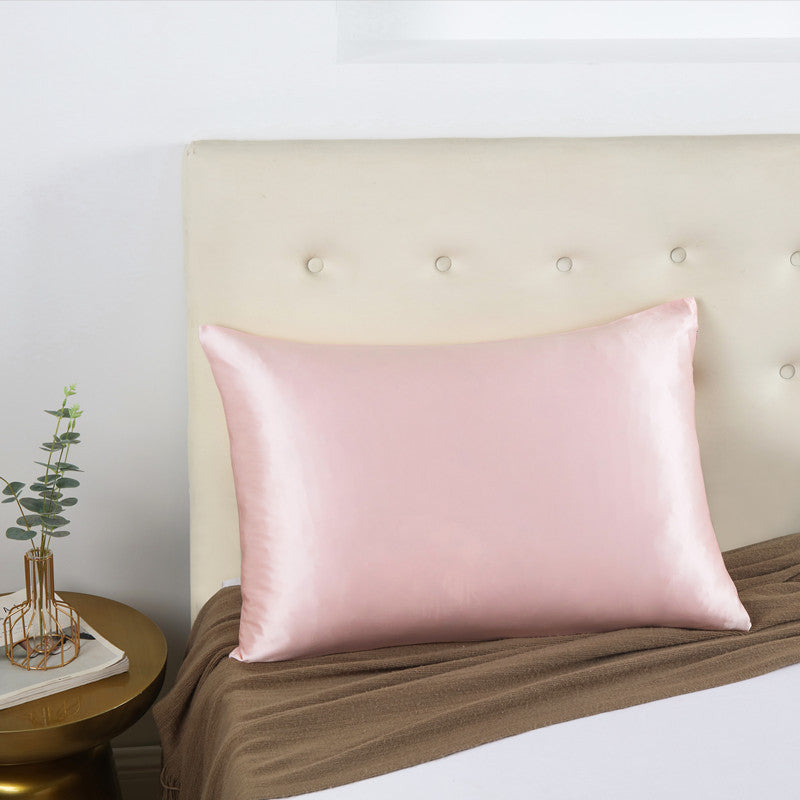 Solid Color Silk Pillowcase - Satin Mulberry Silk Bedding, Modern & Elegant