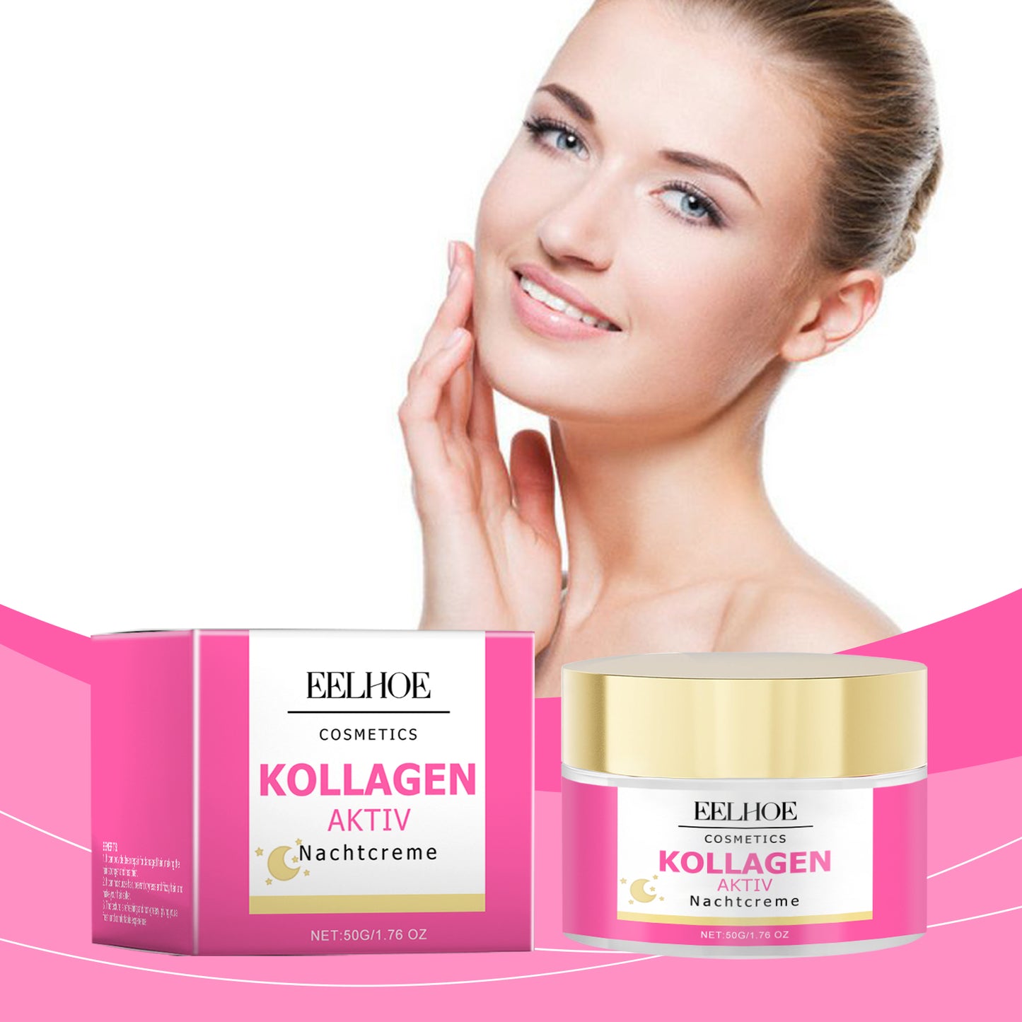 Firming and Moisturizing Facial Cream - Anti-Aging Hydrating Skin Care