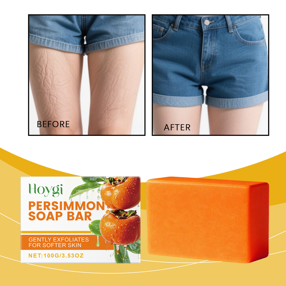 Persimmon Moisturizing Bath Soap - 100g