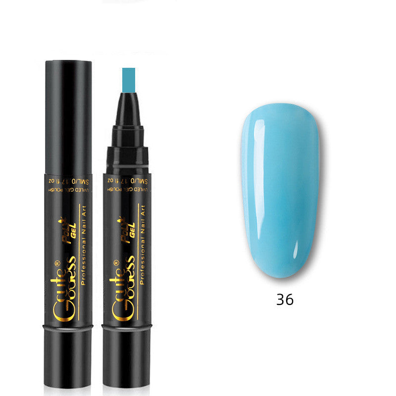 3-in-1 Magnetic Nail Art Pen - Quick-Dry Gel for French & Water Ripple Effects
