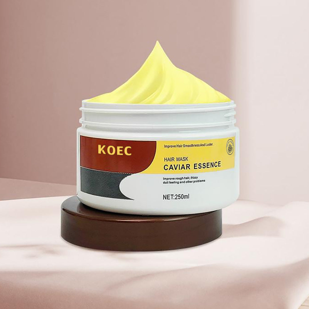 Caviar Hair Mask Conditioner - Moisturizing & Nourishing for Youth, 250g Yellow