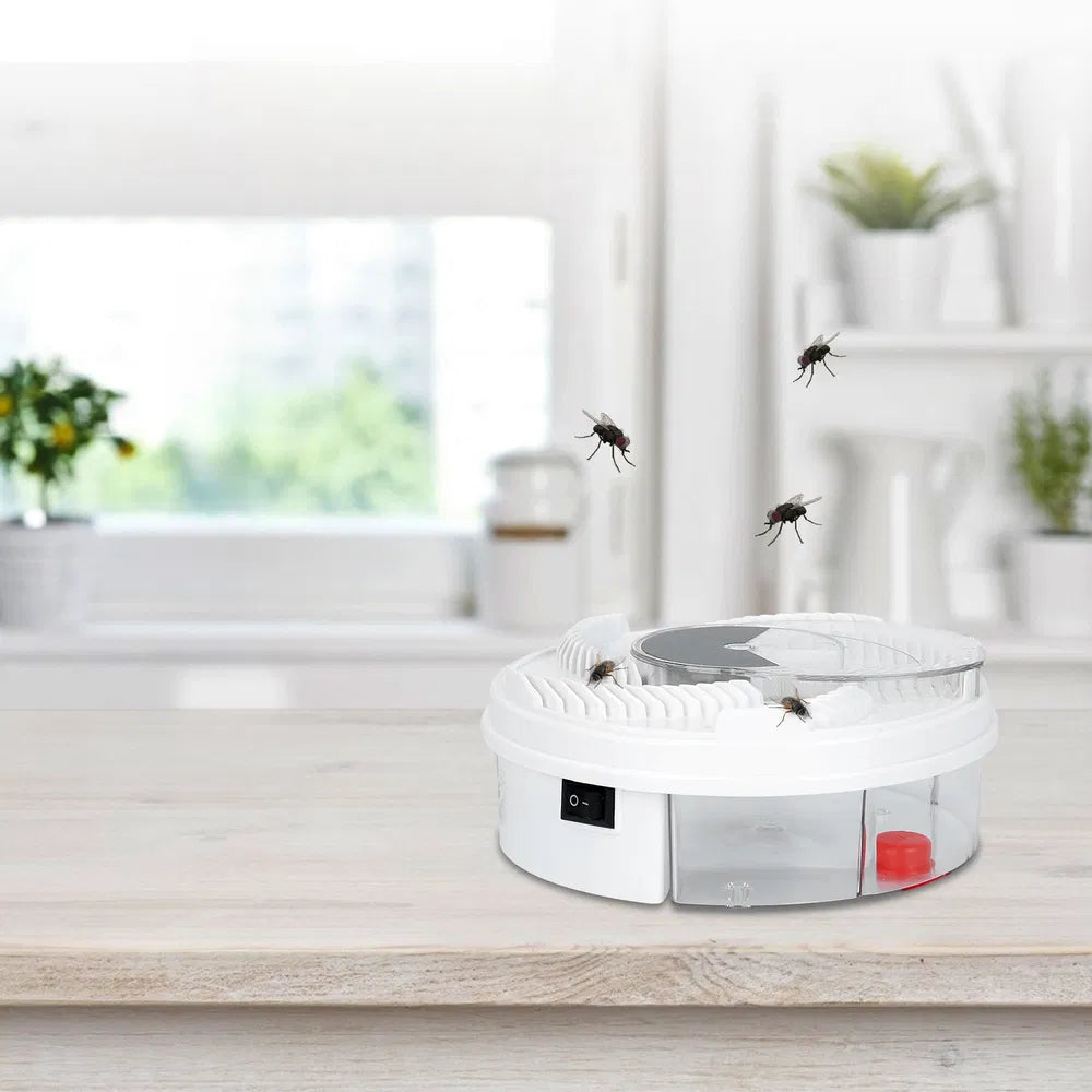 USB Powered Electric Fly Trap - Kids-Friendly & Easy to Clean