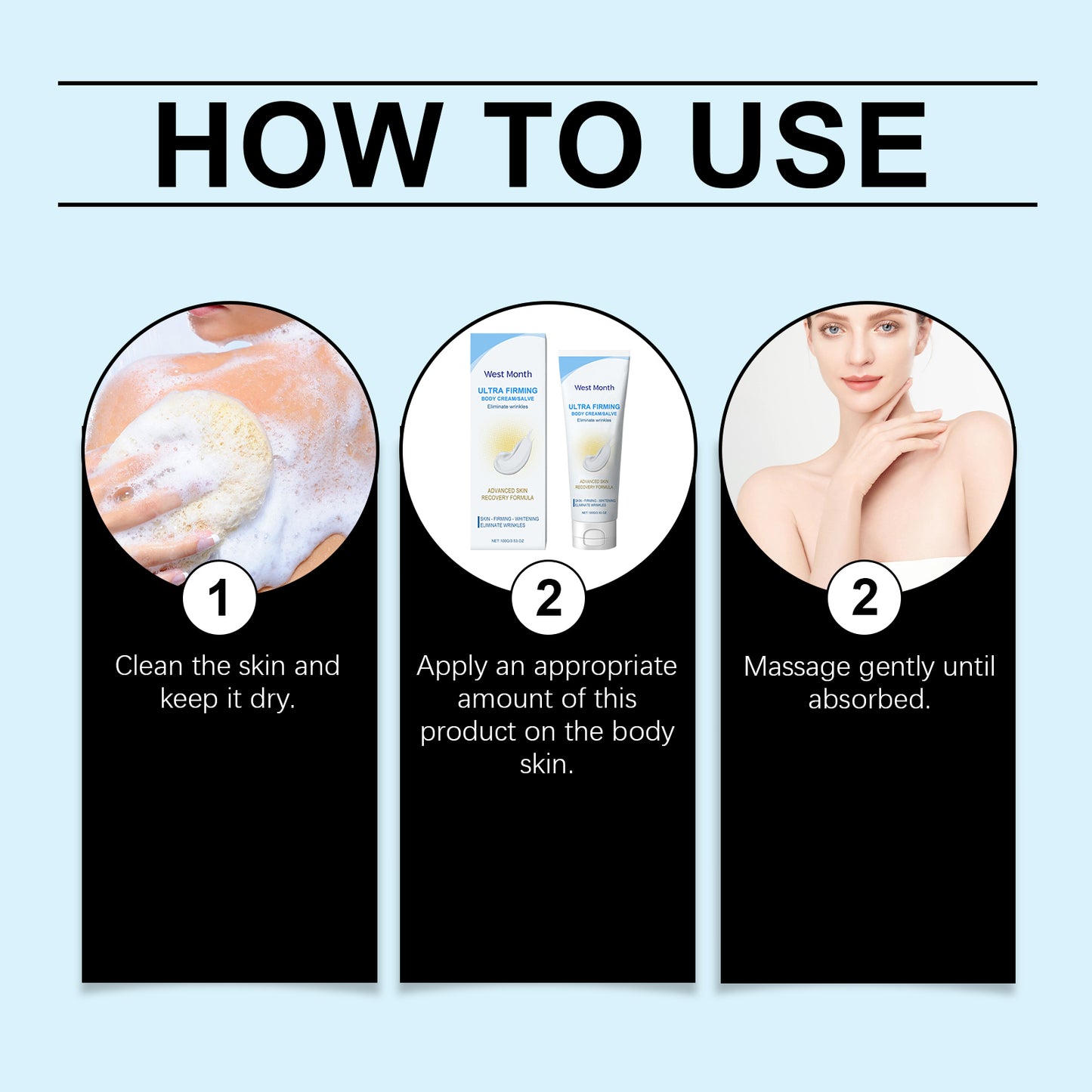 Firming Body Lotion with Vitamin E & Lemon Extract - Moisturizing Skin Care