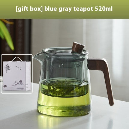High Temperature Resistant Glass Teapot Set for Tea Brewing - 520ml
