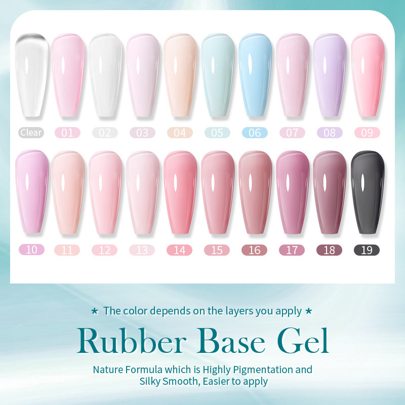 Transparent Gel Nail Powder - Phototherapy Adhesive