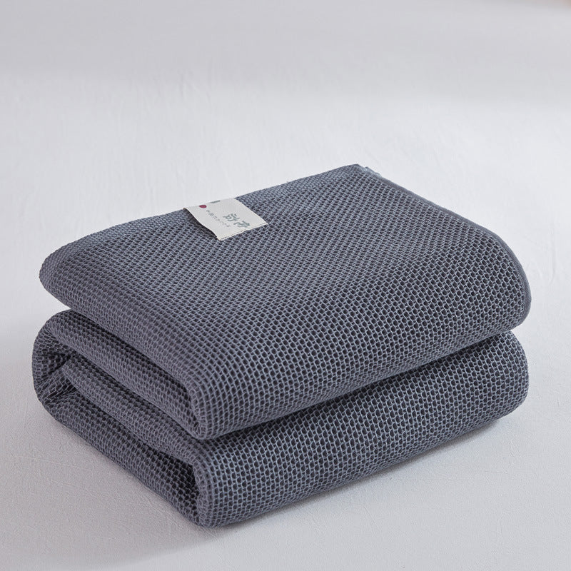 Cotton Honeycomb Towel Quilt - Single & Double Size Home Textiles