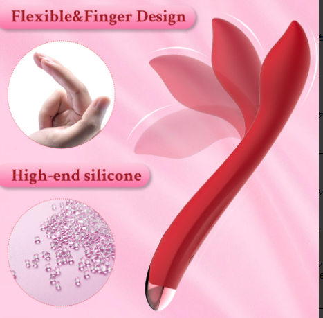 Clitoral Stimulator G Spot Vibrator - Mini Vibrating Wand - Red