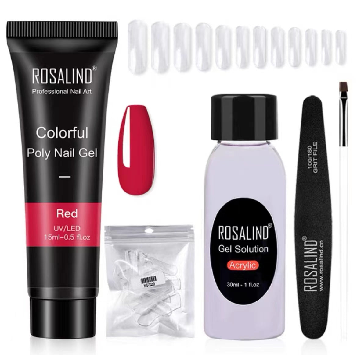 Poly Nail Gel Extension Kit for Manicure