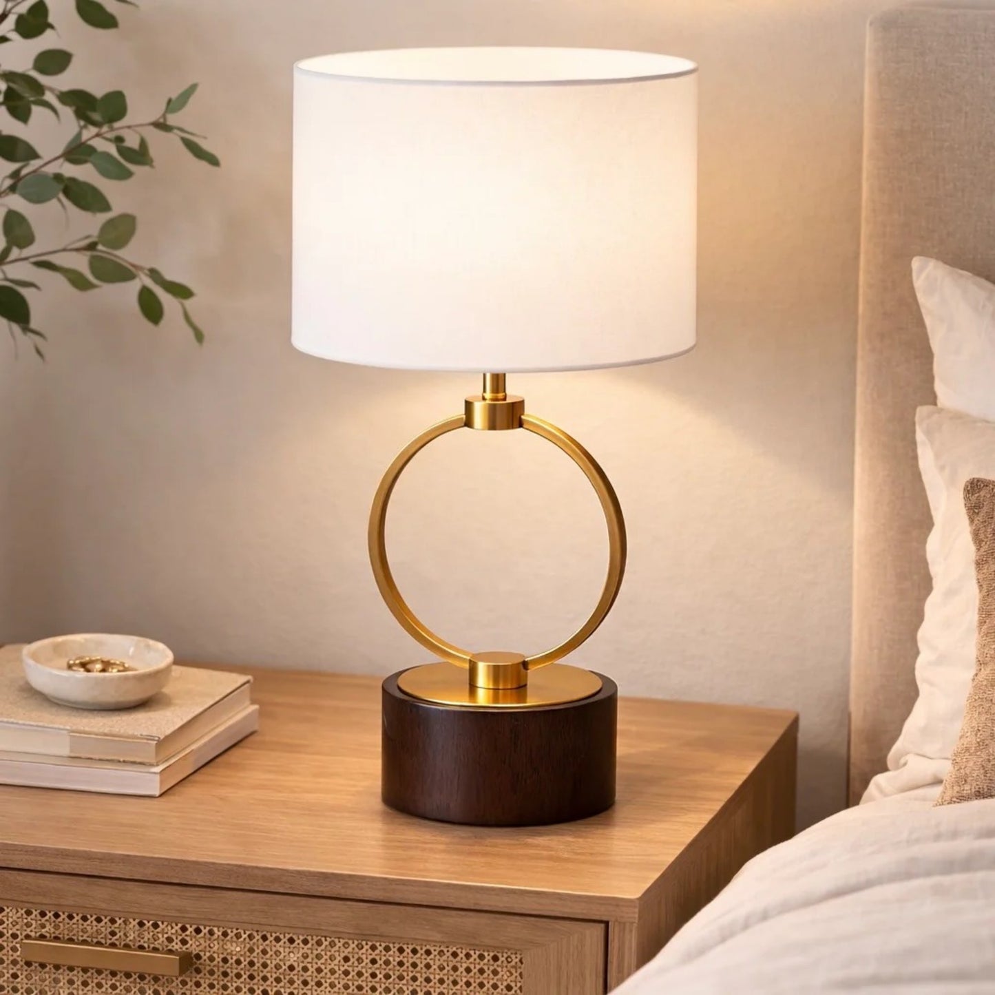 Bedroom Table Lamp Nordic Home Creative Romantic Warm Metal Study