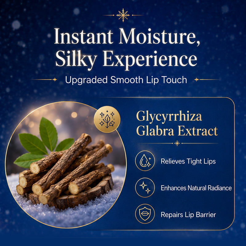 Santa Velvet Lip Balm Gift Set - 5g Holiday Lip Care