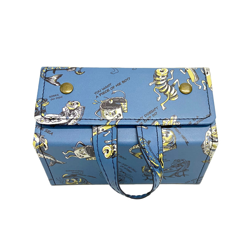 5in1 Sunglasses Travel Case Organizer Hangable, Eyeglasses Foldable