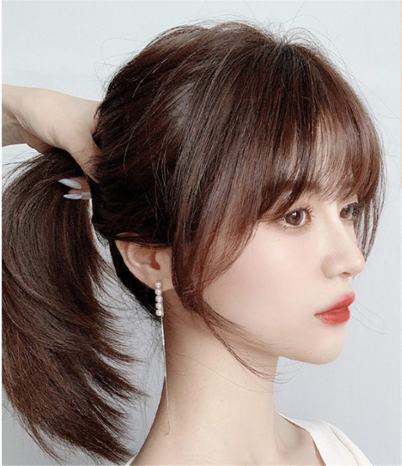 Real Hair 3D Air Bangs Wig