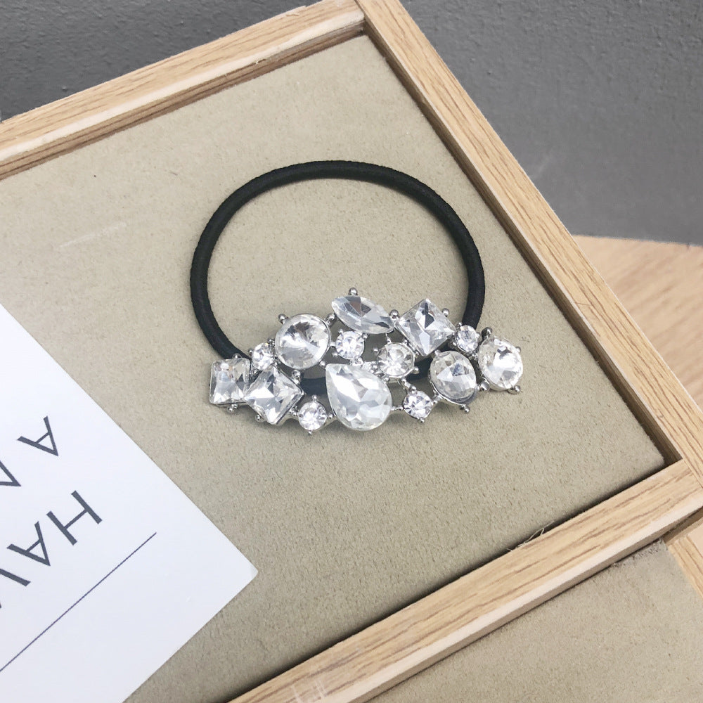 Rhinestone Hair Tiara Headband - Starry Sky Design