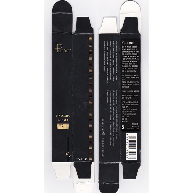 Waterproof 4D Curl Mascara - Thick, Long, Not Smudge, Black