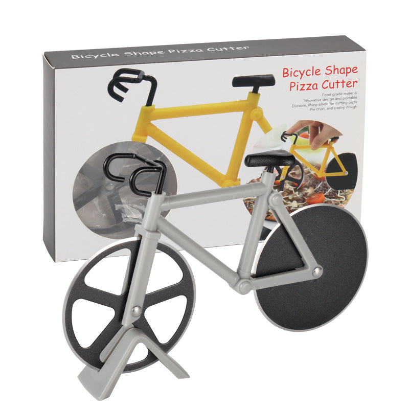 Stainless Steel Bicycle Pizza Cutter Multi-Function Kitchen Knife