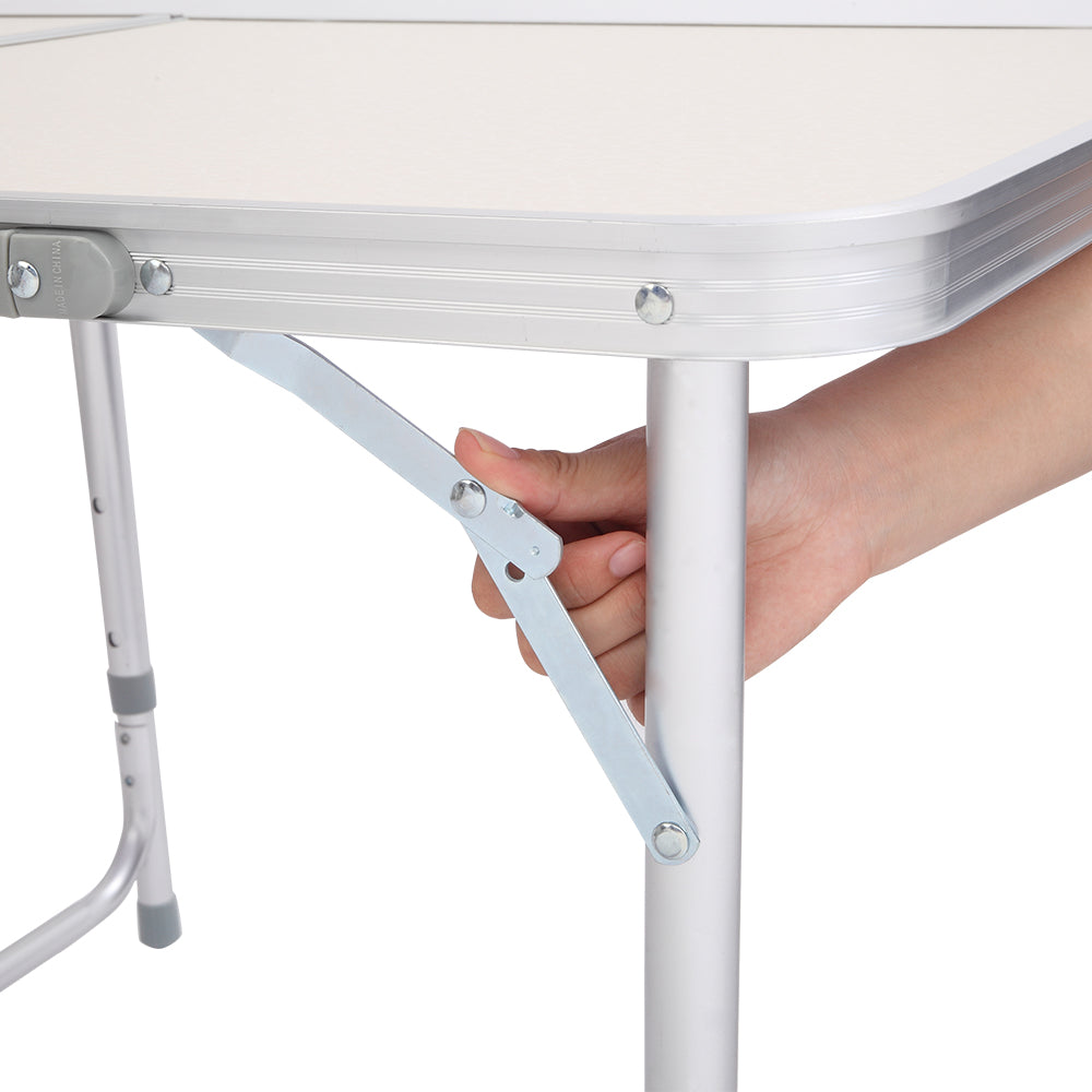 6ft Aluminum Alloy Folding Table - Outdoor & Camping Use