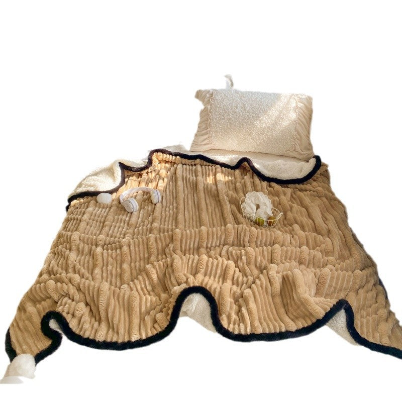 Multi-Size Soft Polar Fleece Blanket for All Seasons - Home Bedding