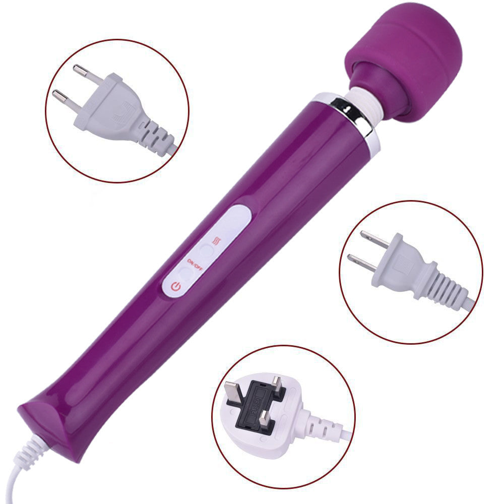 Vibration Massage Plug for Home & Adult Wellness - Female, US, UK, Black & Purple Variants