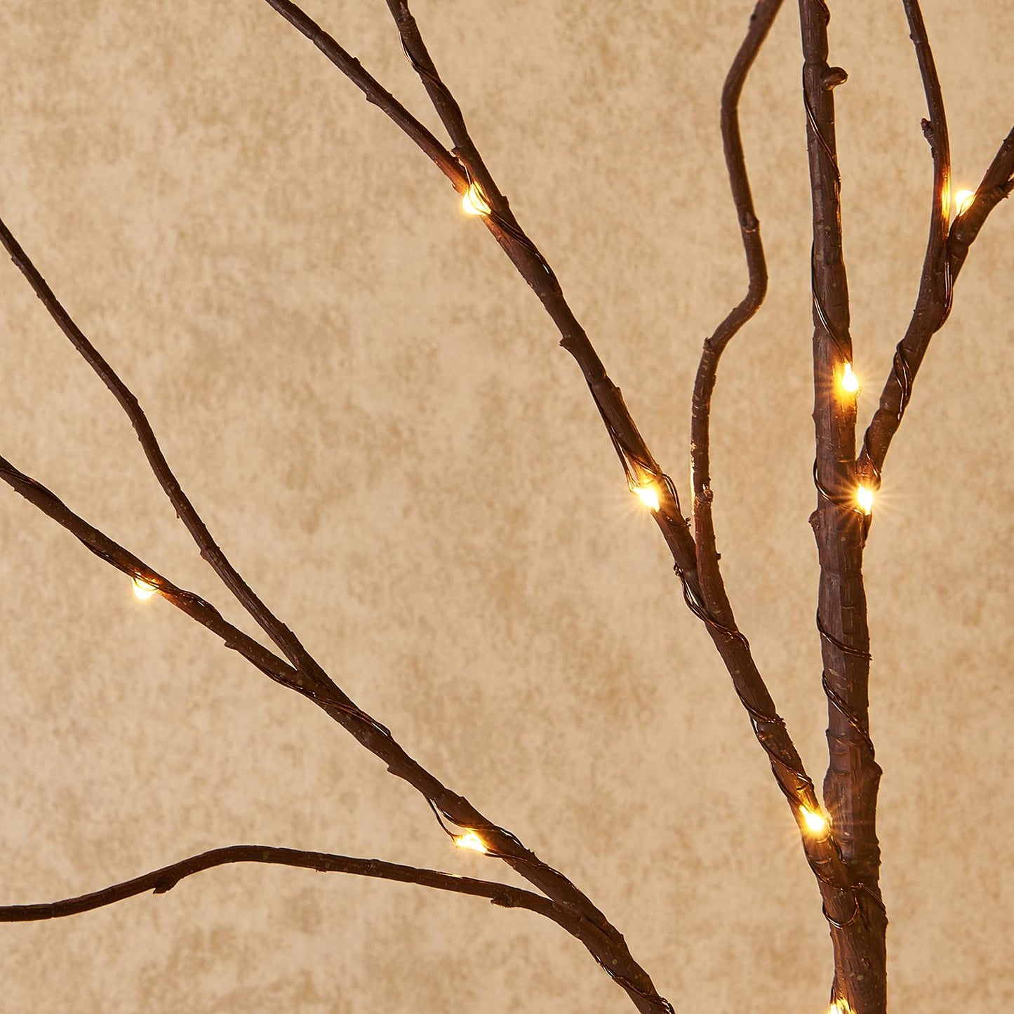 Willow Branch Lights with 100 LED Beads - Decorative Ambient Lighting