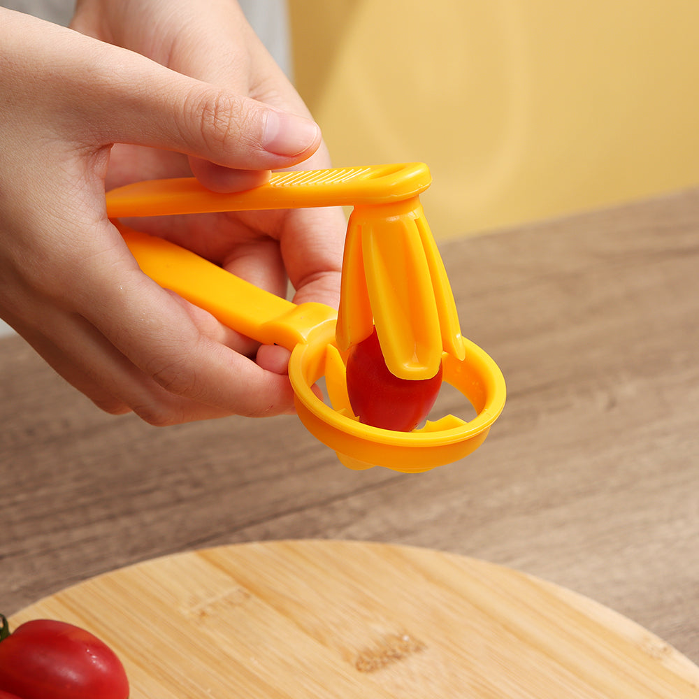 Tomato Slicer Cutter - Fruit & Vegetable Dicing Tool for Kitchen
