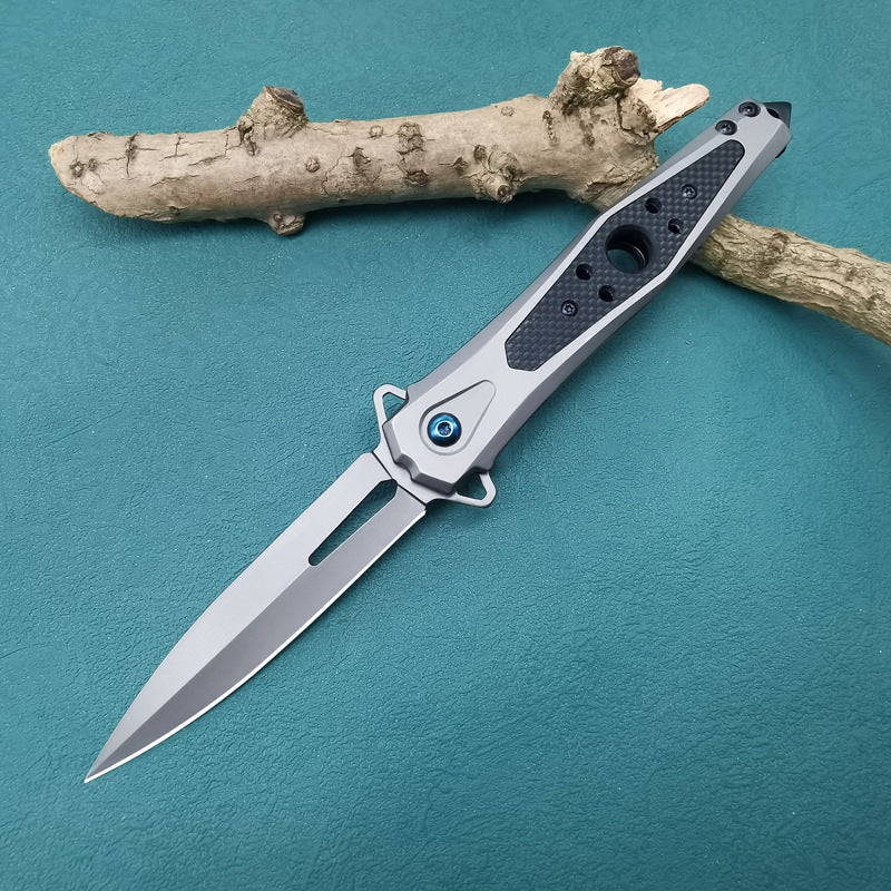 Folding Knife G10 Handle with Tail Hammer Escape Tool - Compact, Durable