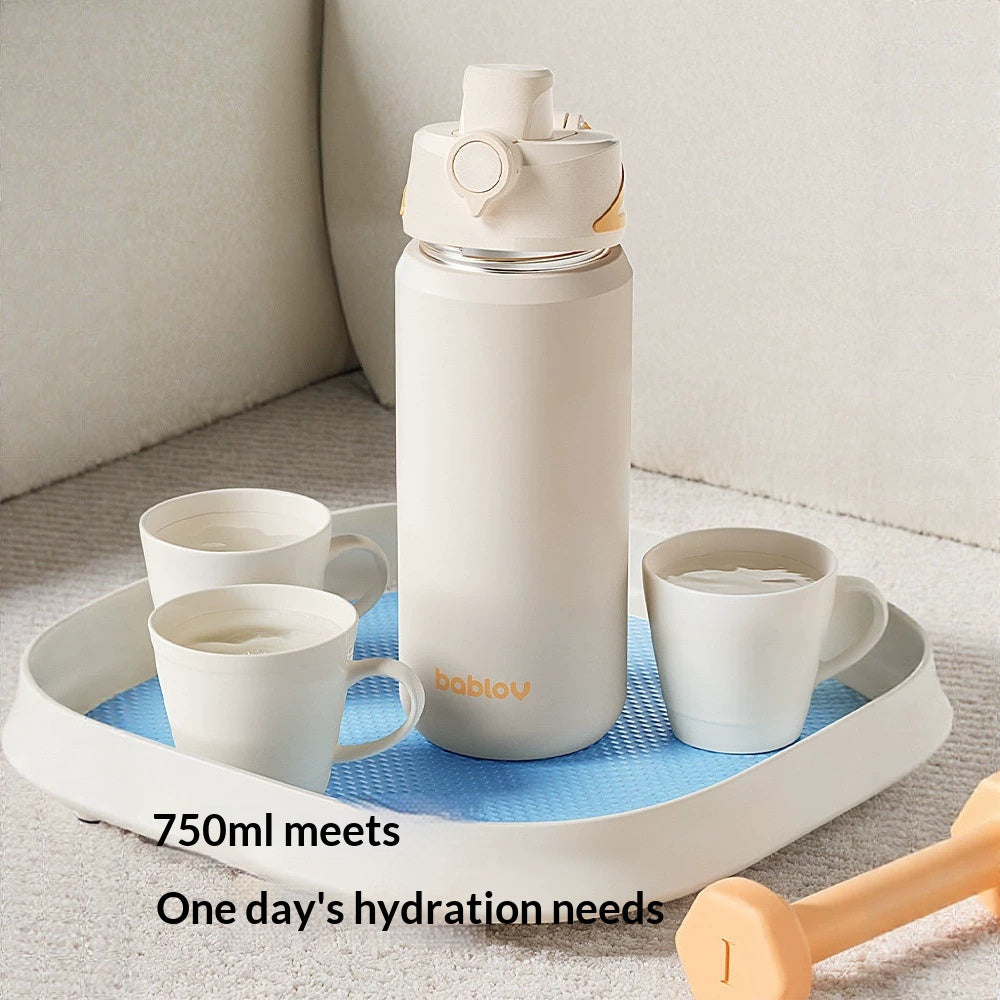Large-Capacity Portable Stainless Steel Water Bottle - Insulated Drinkware