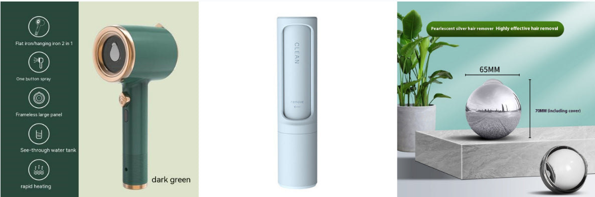 Mini Portable Handheld Garment Steamer for Clothes Travel Home Use - US Plug