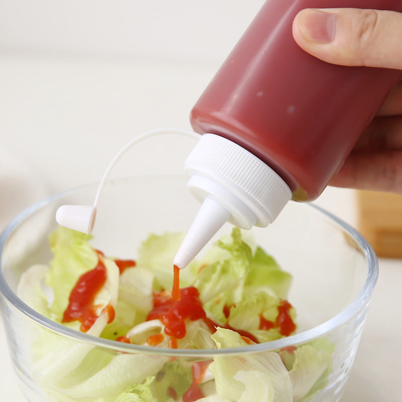 Food Grade Plastic Squeeze Bottle for Seasonings 200ml/300ml - Eco-Friendly Kitchen Storage