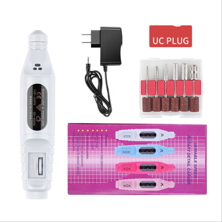 Portable USB Nail Polisher Machine - 20000 Speed