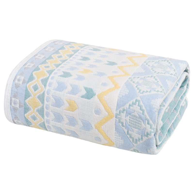 Six-Layer Cotton Gauze Cooling Mat for Babies and Moms - Soft Bedding