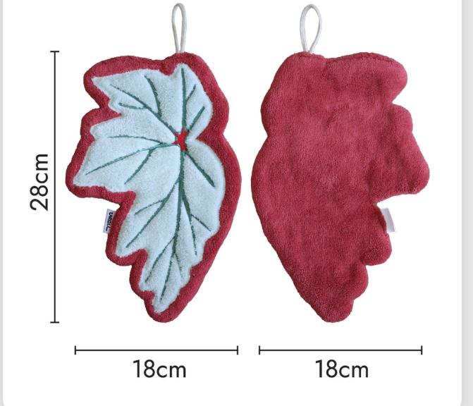 Kitchen Cleaning Towel - Coral Fleece, Multi-Color, 28x15cm