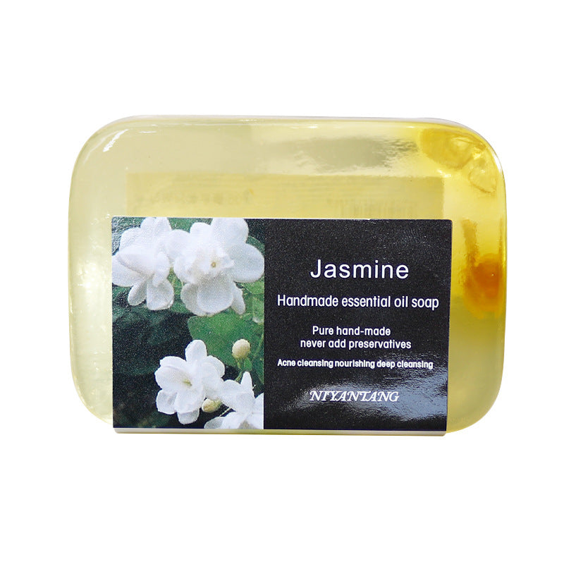 Handmade Rose Jasmine Essential Oil Soap - Brightening & Oil Control, 90g