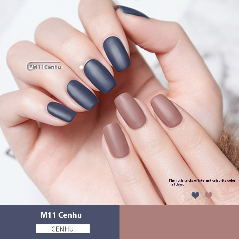Durable Nail Polish - Waterproof, Quick-Drying, Frosted & Matte Styles