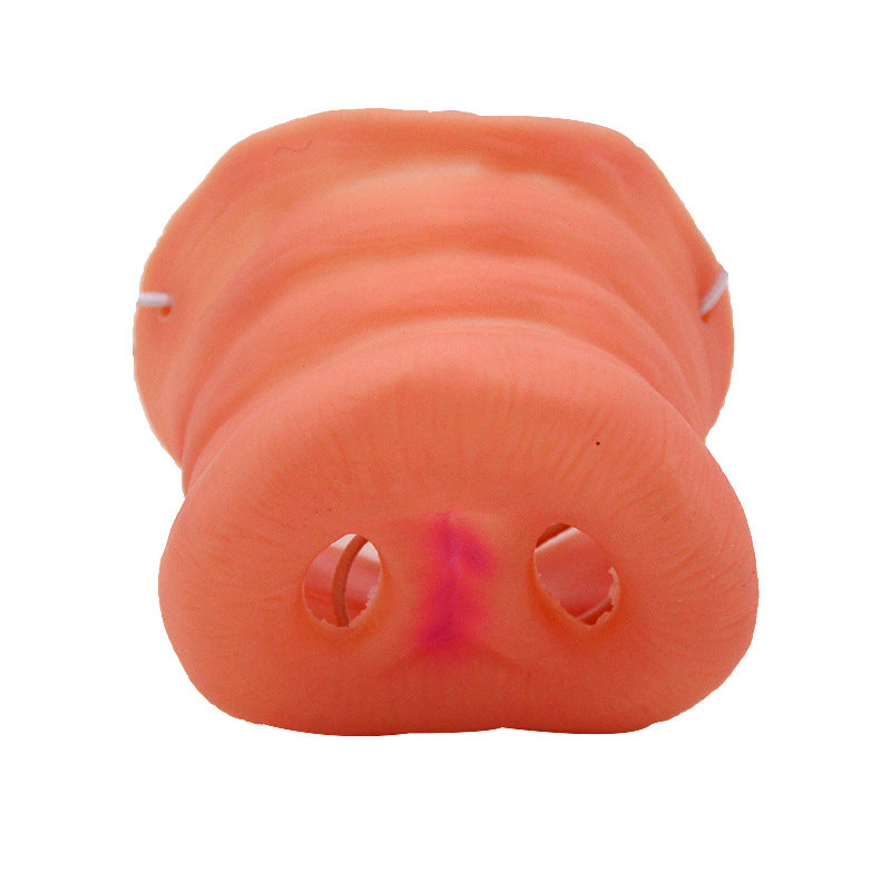 Halloween Funny Latex Pig Nose Costume Accessory - Party & Festive Prop