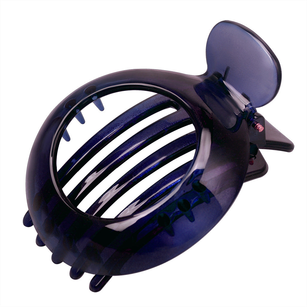 Stylish Round Hollow Hair Barrettes for Women - Multiple Colors